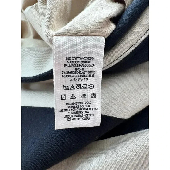 Free People Women's White and Black Striped maxi Size Medium - Picture 4 of 4